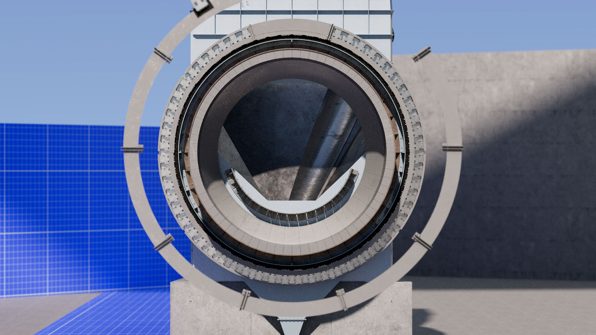 Full CGI product advertisement for FLSmidth industrial technology