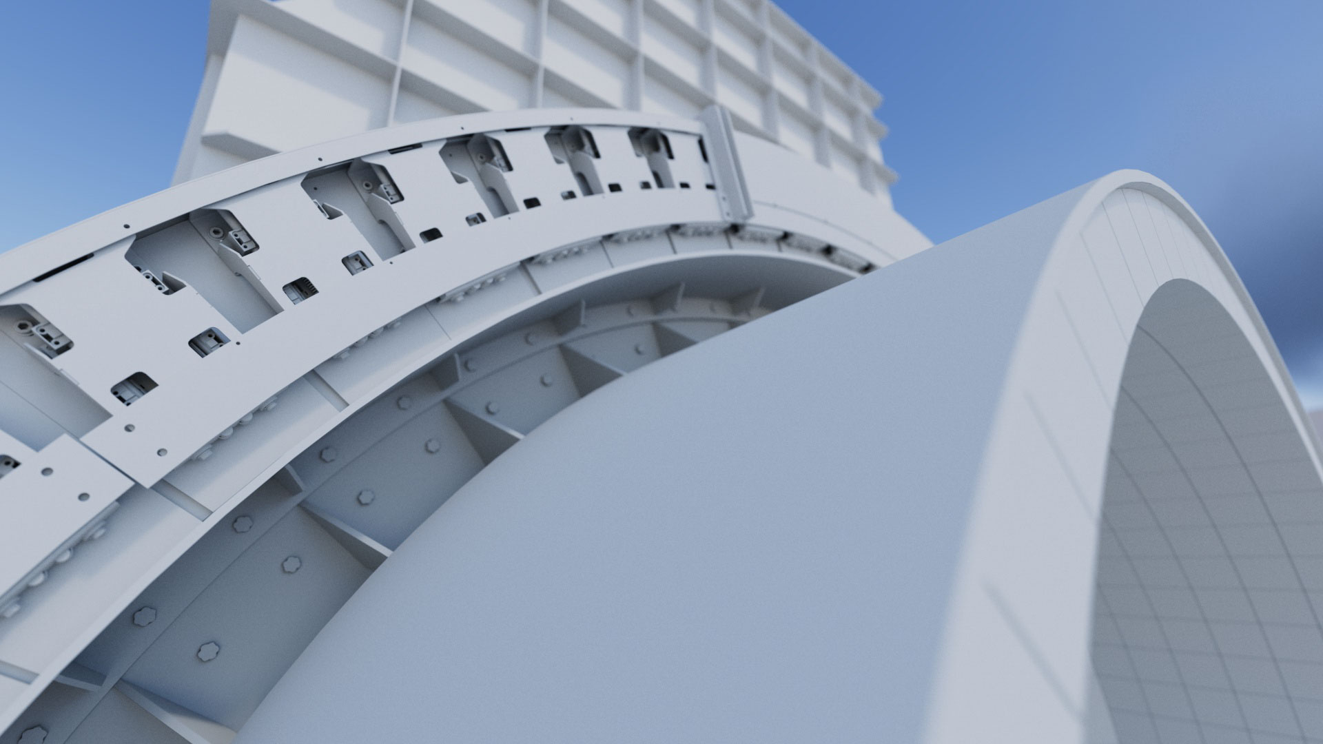 Full CGI product advertisement for FLSmidth industrial technology